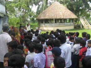 Students during Gathering for days celebration pro