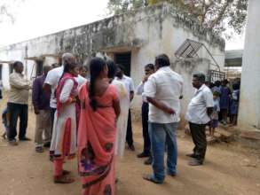 Government officials assessing the situation
