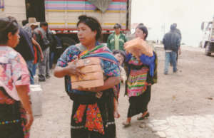 Recipients coordinating distribution of supplies