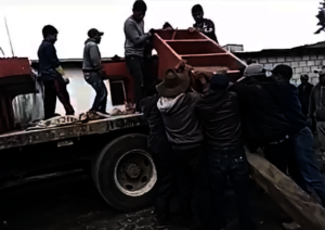 Sinks being unloaded at households