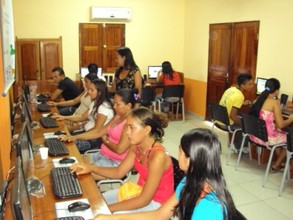Classroom at new CDI Jiquitaia