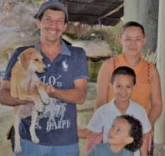 Cibrian and his family