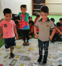 WASH UP! education mat game
