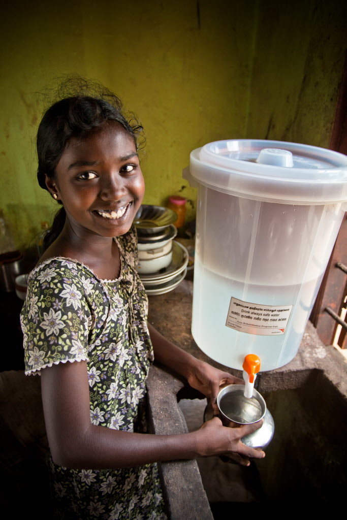 Clean water for 1 new person every 10 seconds