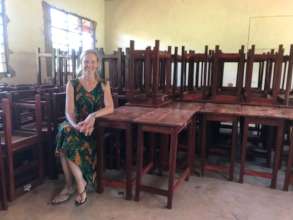 Kate and the New Desks
