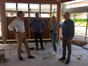 Kito Onlus Staff and the Mayor of Caldarola