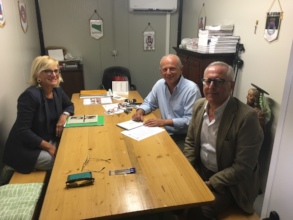 Meeting with the Mayor Luca Giuseppetti