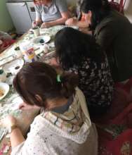 Hard work over Easter learning to decorate cakes
