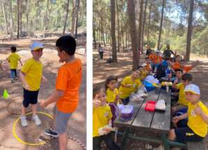 Field trip games and lunch