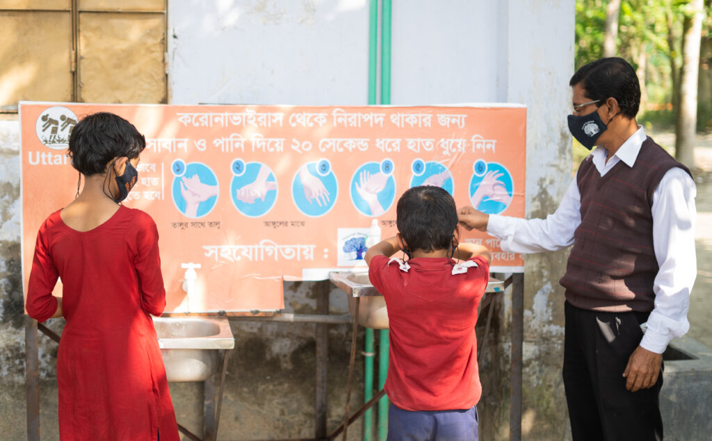 Making handwashing a habit.