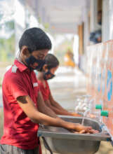 Handwashing points installed at our schools
