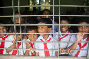 Students of Shishutirtho School before pandemic