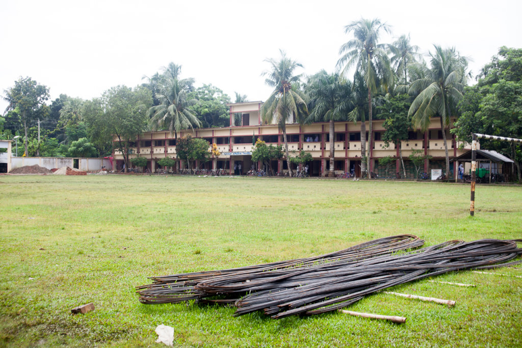 Samakal School being repaired