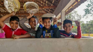 Smiling faces (Annual Sports day)