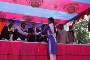 Receiving Her School Dress