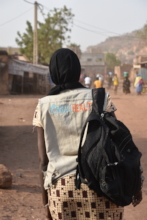CHWs carry essential supplies in their backpack