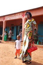 Receiving care at the clinic