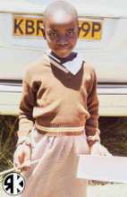 All girls of Soko also received books and pencils.