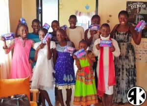 Supporting the girls of Kenyan Kids in July 2018
