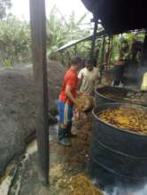 Some of the children also wanted to help out