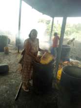 Mom Commy in the oil Mill