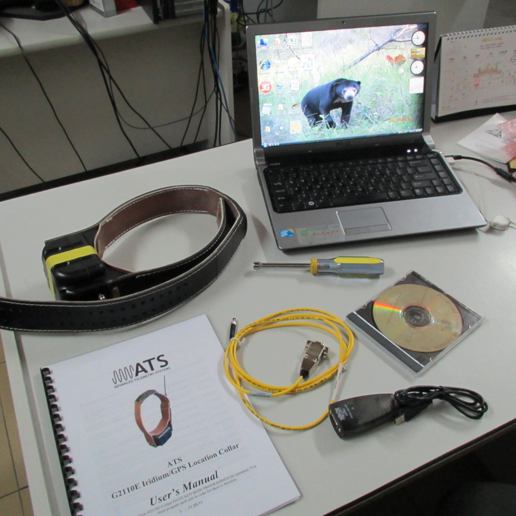 Radio collars for released wildlife in Cambodia