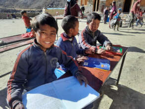 Taking advantage of sunny weather