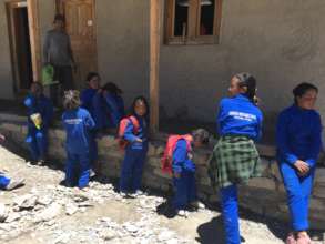 Ready to enter Tsharka - Chharka - School