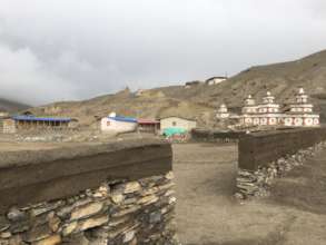 Tsharka School campus enclosed