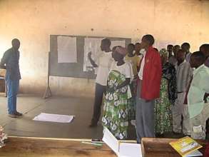 Scene from workshop for GBV facilitators