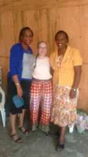Bertha Small with FWA legal representatives.