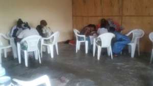 Small groups during a three-day trauma healing wor