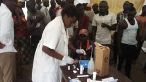 Mobile clinic for HIV testging