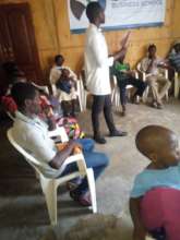 Presention to HIV+ pregnant women and husbands.