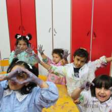 Some children from the Epheta school