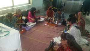 on going work of Sewing Centre