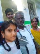 Niranjana with her family