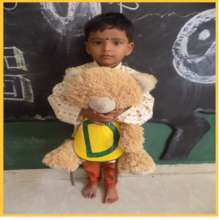 Nisha - a student in Dharmapuri school