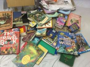 Reading materials donated to pupils