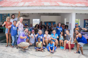 The team at one of our monthly volunteer days.