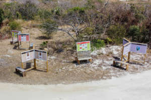 New outdoor exhibits.