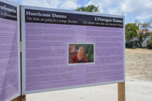 Oral history exhibit.