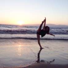 Leahnora dancing into the light