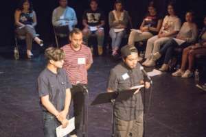 Sebastian, John and Jose read