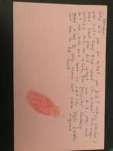 Postcard by POPS student in Harrisburg, PA