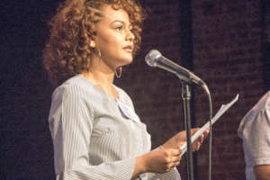 Valeria performs at POPS Book Launch 2019