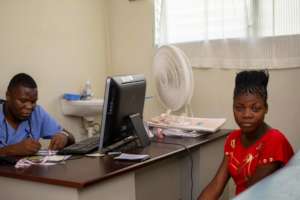 Maudeline at Prenatal Exam