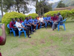 A reverend offers a peer support training.
