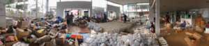 Relief collection center for Jeevana Samridhi