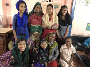 Girls in the child club